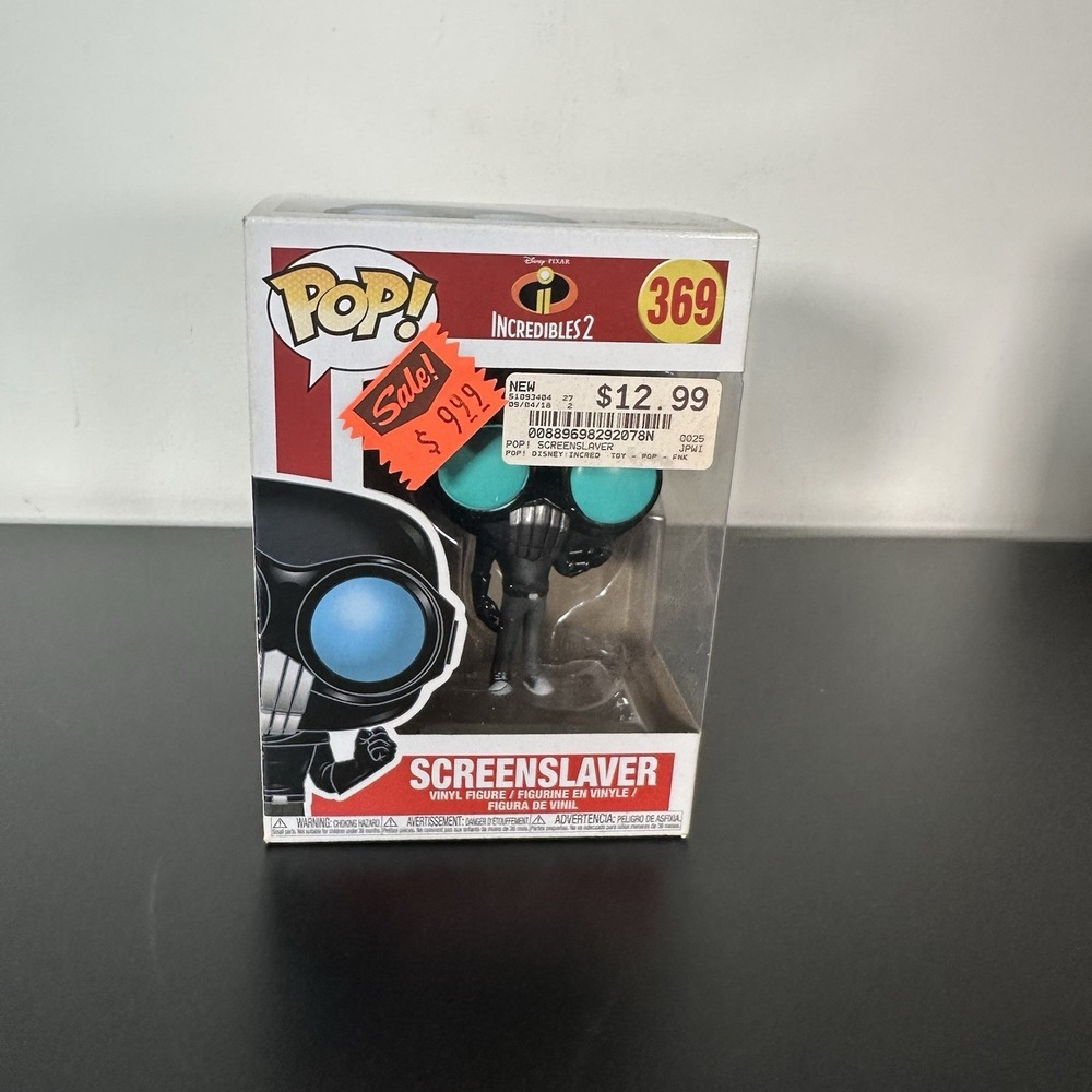 Funko Pop Screenslaver‎ 369 Incredibles 2 Disney Pixar Vinyl Figure Vaulted